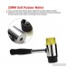 25Mm Soft Mallet Double Face Soft Rubber Mallet Hammer with Non Slip Grip Silver B07VD7CX7V